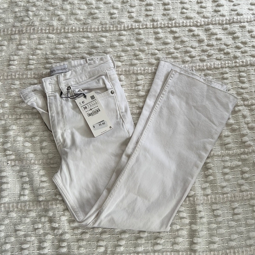 Zara cropped jeans
